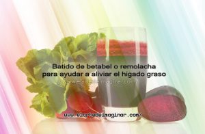 Efectivo batido para ayudar a recuperar la salud del el hígado graso.