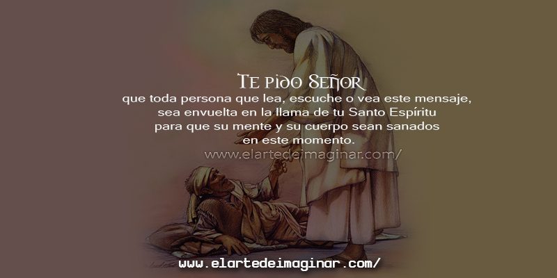 Amigos oremos por todas las personas enfermas.