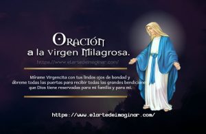 Te pido de favor con todo mi ser, seas Tú mi poderosa mediadora.