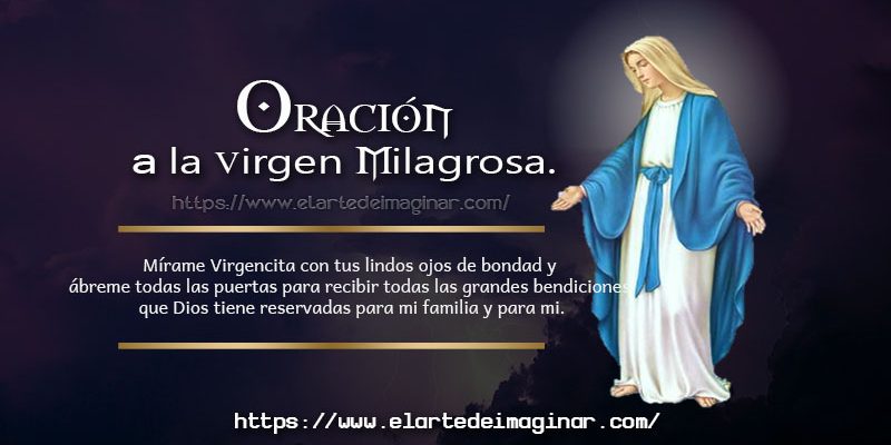 Te pido de favor con todo mi ser, seas Tú mi poderosa mediadora.